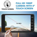 Front and rear camera Dashcam dashboard camera for car with night vision