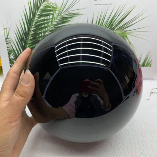 Obsidian Crystal Ball Decoration