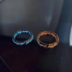 Light ring with Elbenschrift – Gold or Silver, glow in the dark
