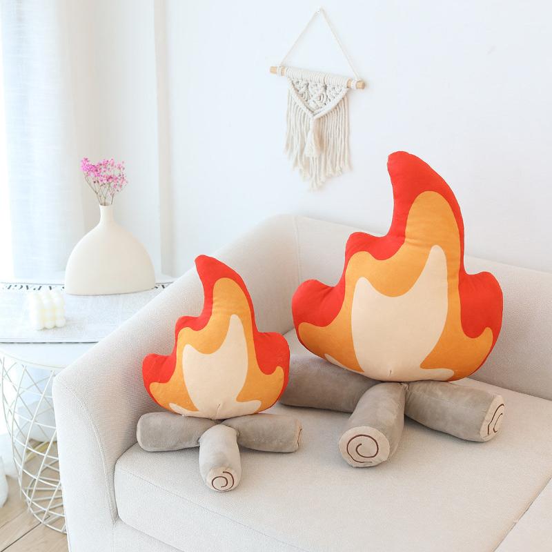Fire Plush Decorative Pillow