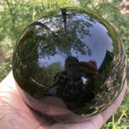 Obsidian Crystal Ball Decoration