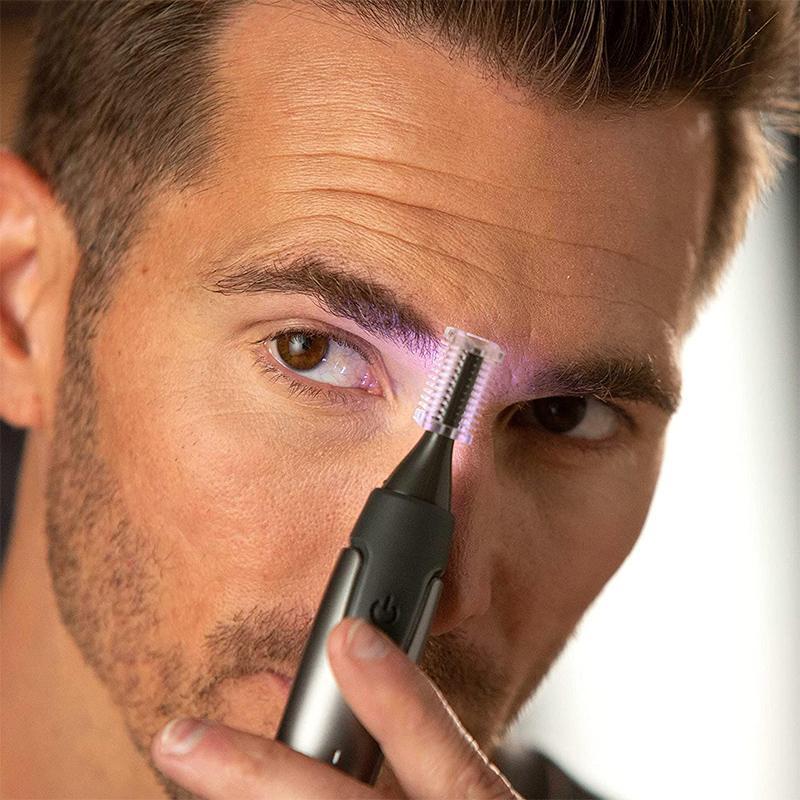 Precision Eyebrow Trimmer | Ultra-thin Electric Detail Shaver | Black