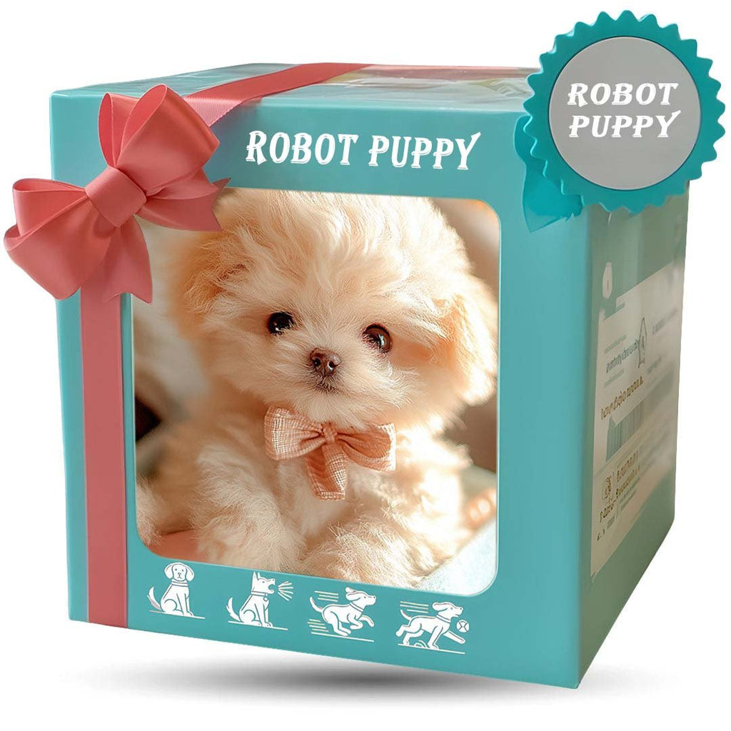 Interactive plush dog with realistic movements – For children & seniors