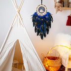 Crystal Tree of Life Feather Glow Dreamcatcher