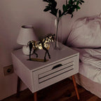 Horse Sculpture - AdonisMetal - Rustic Elegance - Timeless Decorative Piece