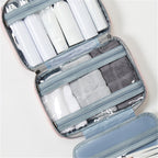 Cosmetic organizer for travel