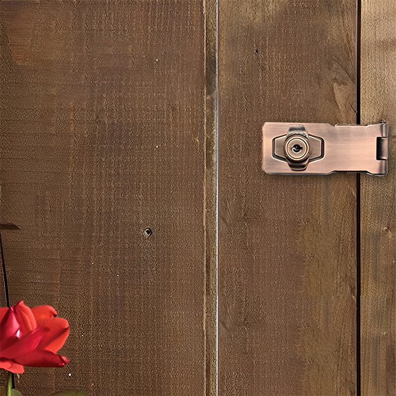 Door lock bolt | Installation without drilling with key