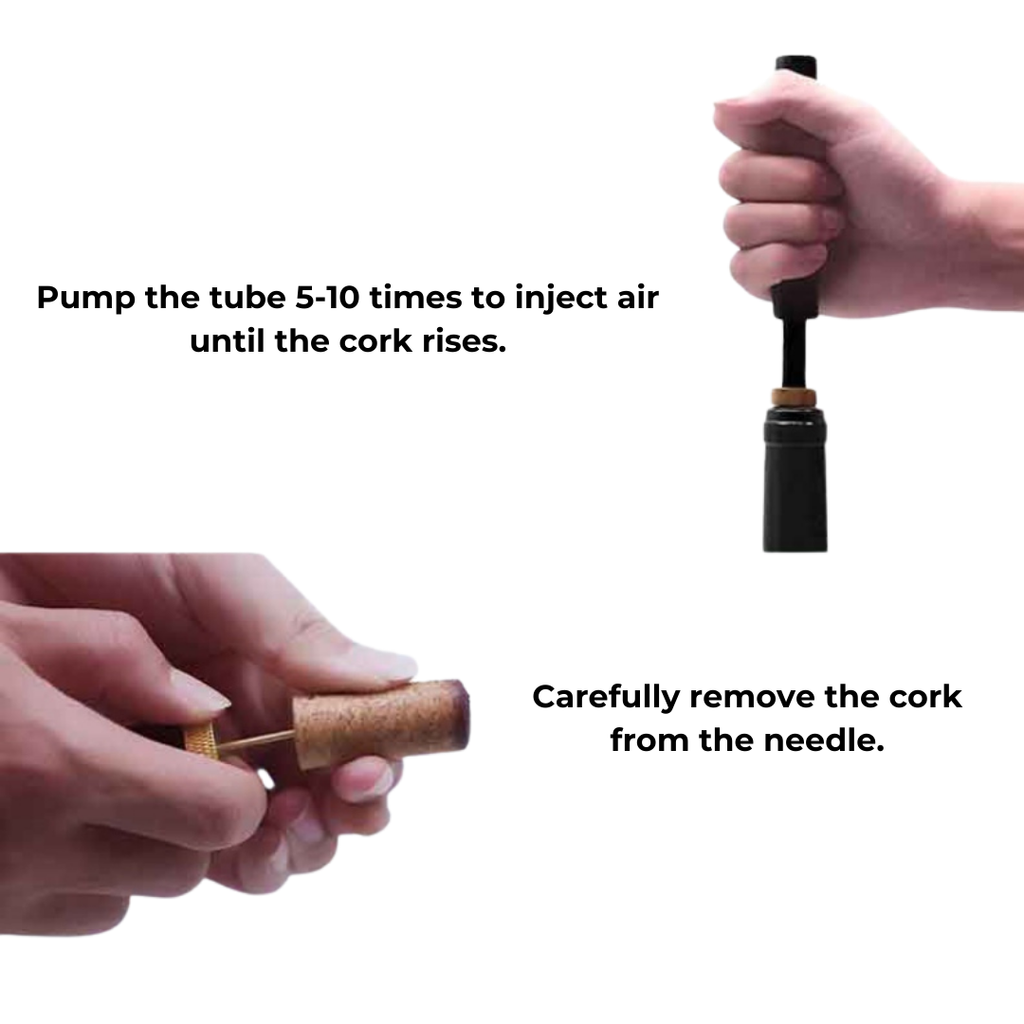 WineLuxe Air Pressure Wine Aerator – Stainless Steel & Ergonomic Design