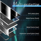 Magnetic Samsung Glass Case | Double-Sided Tempered Glass