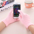 Warm waterproof winter gloves with touchscreen compatibility