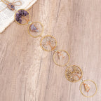 Crystal Tree of Life 6 Rings Wall Decor Ornament