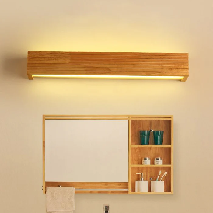 Vinantica | Wooden Wall Lights for Bathroom Mirrors – Stylish Functional Illumination for Home Decor & Vanity Lighting