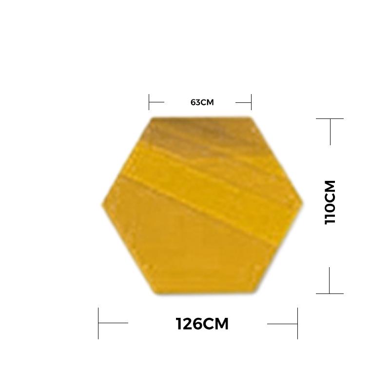 Vinantica | Hexagonal Mirror Wall Sticker