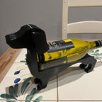 Dachshund wine bottle holder | Decorative table stand made of resin | Multiple colors