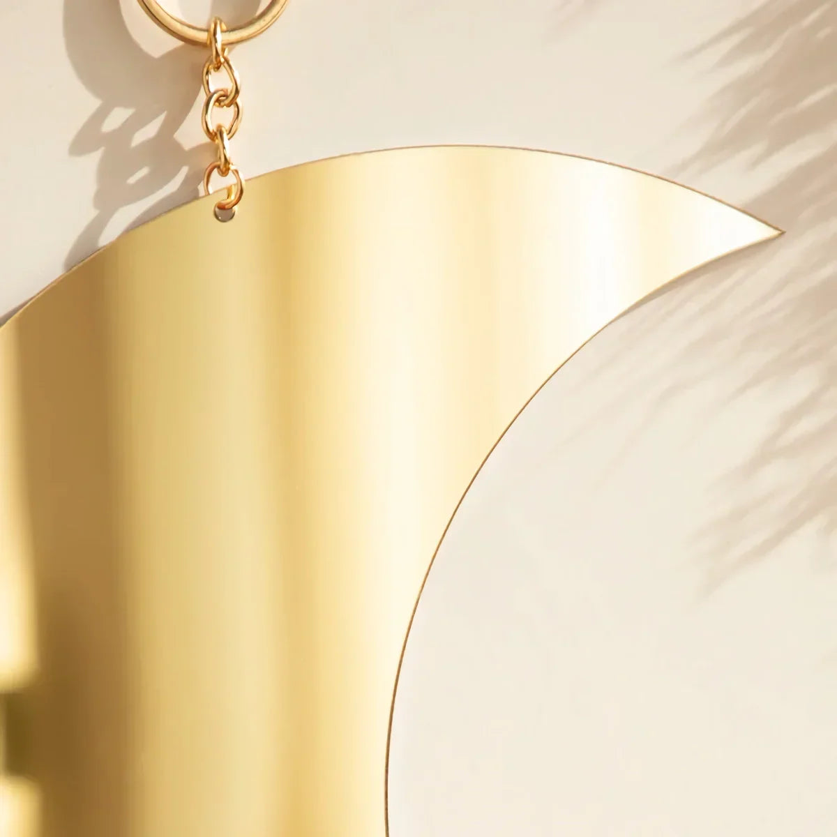 Vinantica | Gold Moon Mirror Acrylic Hanging Decorative Wall Mirror