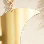 Gold Moon Mirror Acrylic Hanging Decorative Wall Mirror