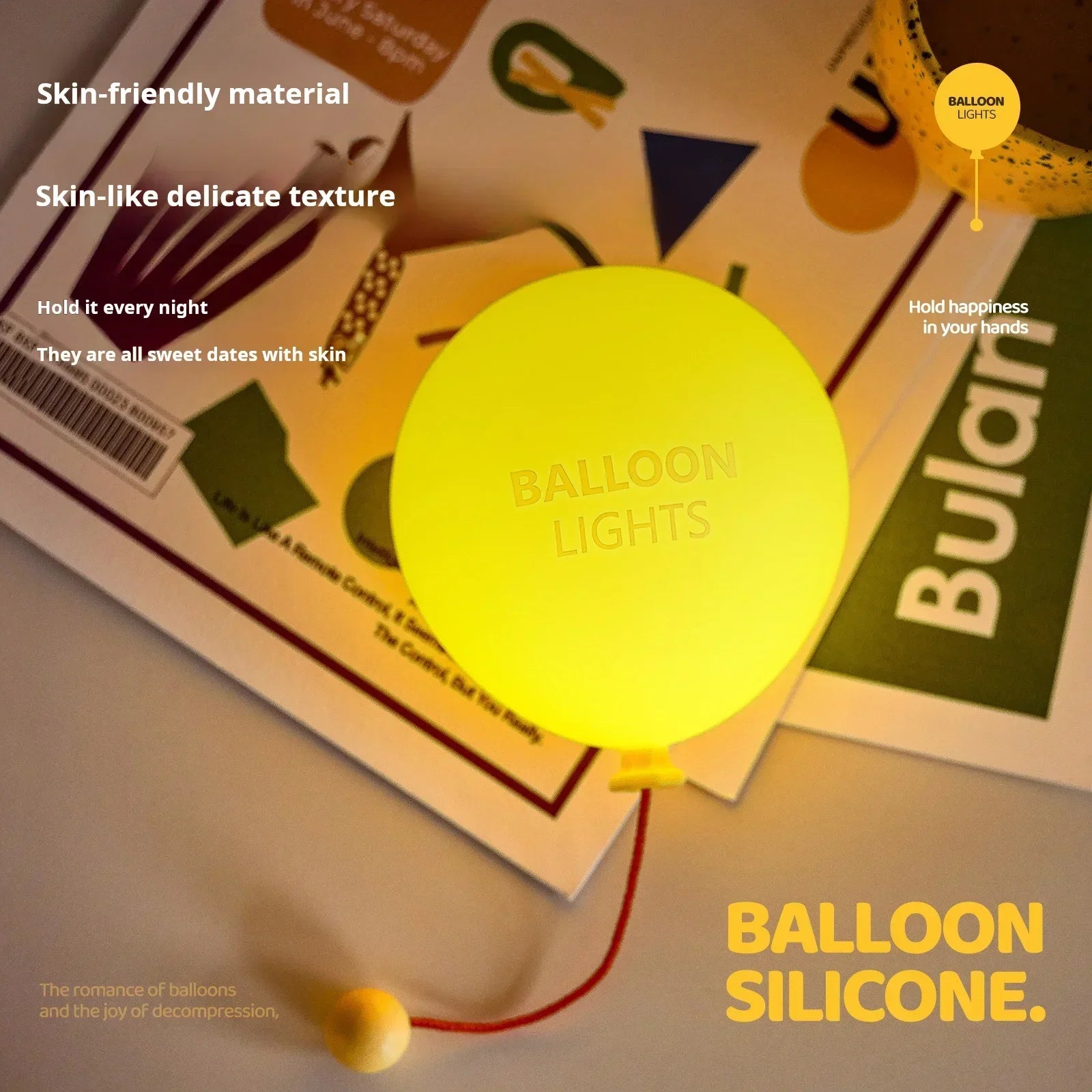 Soft Glow Balloon Night Lamp