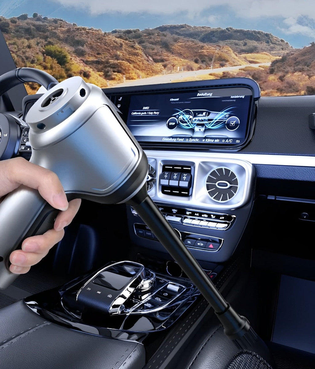 Cordless Car Vacuum Cleaner with 95000PA Suction Power – Lightweight & Quiet