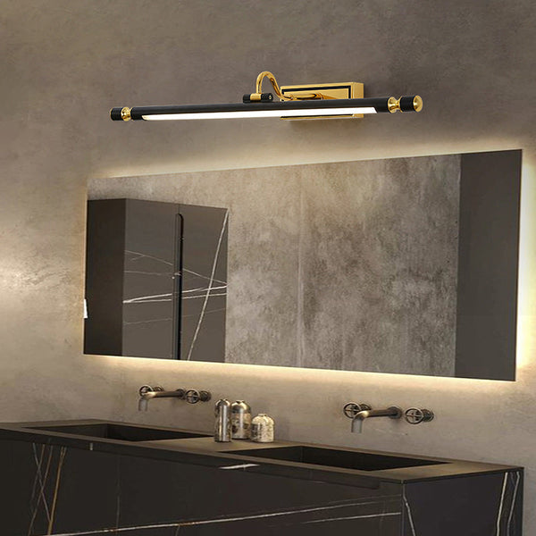 Luxury Black-Gold Mirror Lamp – LumoGold | Vinantica