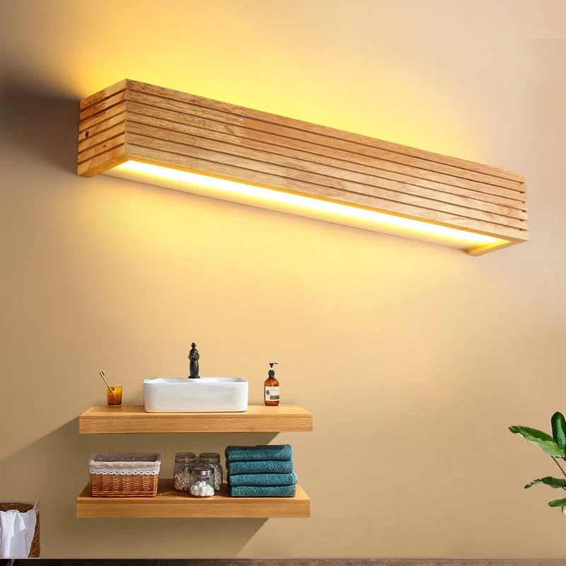 Vinantica | Wooden Wall Lights for Bathroom Mirrors – Stylish Functional Illumination for Home Decor & Vanity Lighting