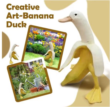 Banana Duck Ornament