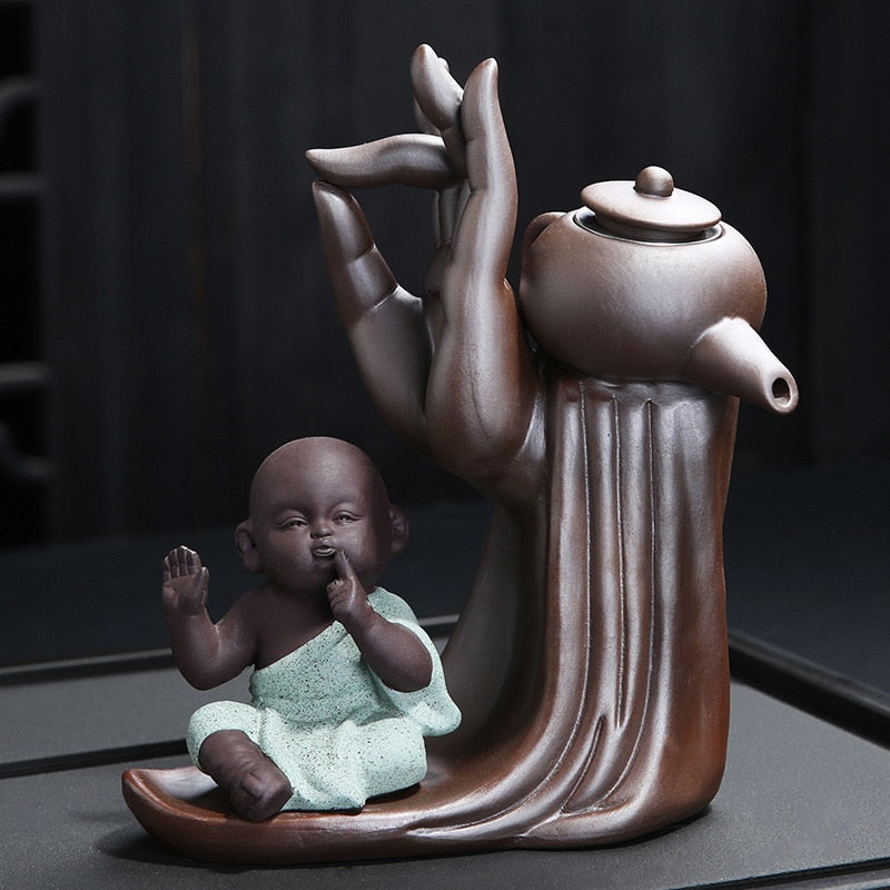 Ebony Tea Ceremony Accessories Six Gentlemen Set Purple Tone Tea Set Tea Cabinet Filter Small Monk Decoration