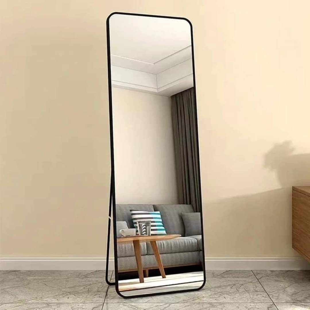 Unbreakable Full Body Mirror with Metallic Frame