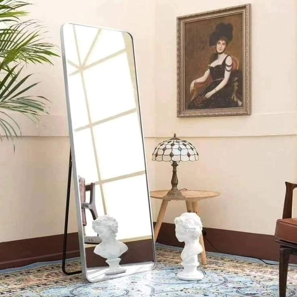 Unbreakable Full Body Mirror with Metallic Frame