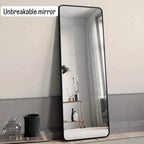 Unbreakable Full Body Mirror with Metallic Frame