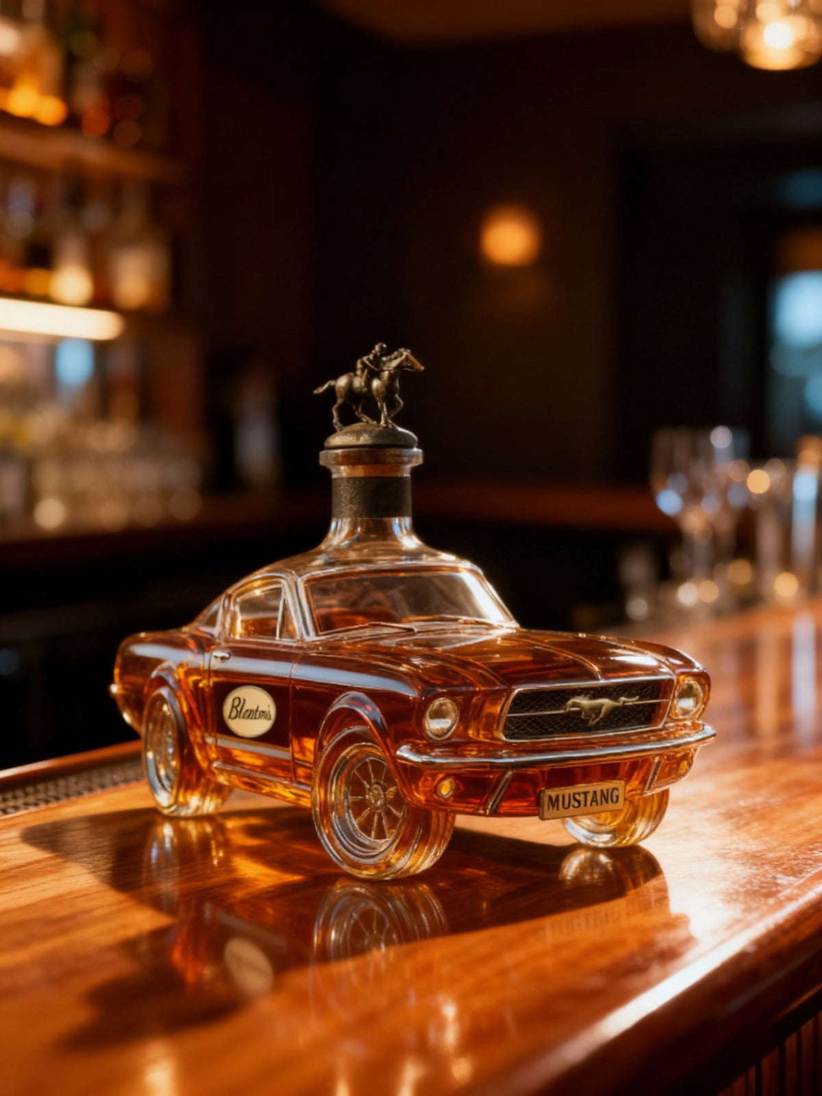 Mustang Car-Shaped Whiskey Decanter