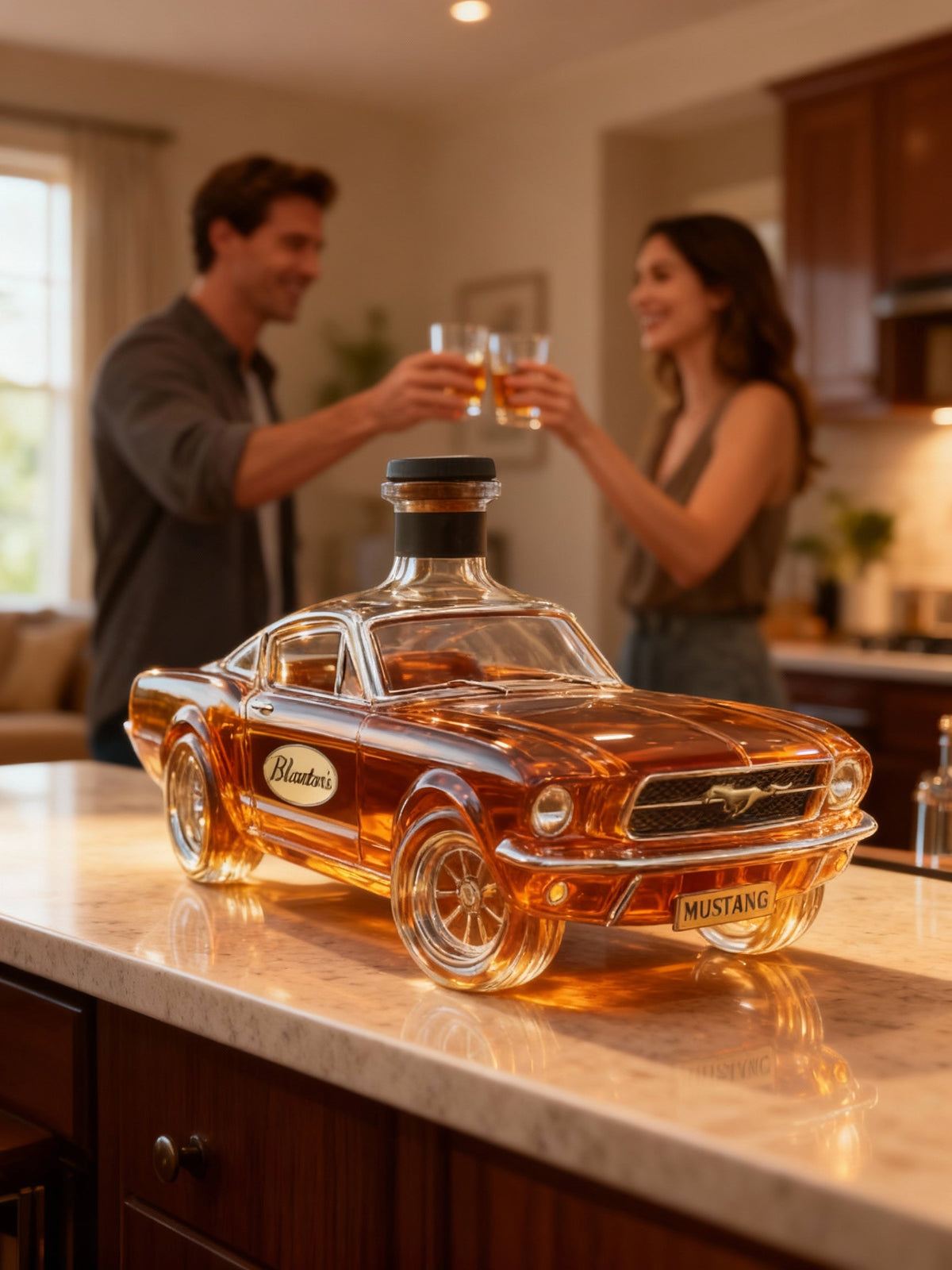 Mustang Car-Shaped Whiskey Decanter