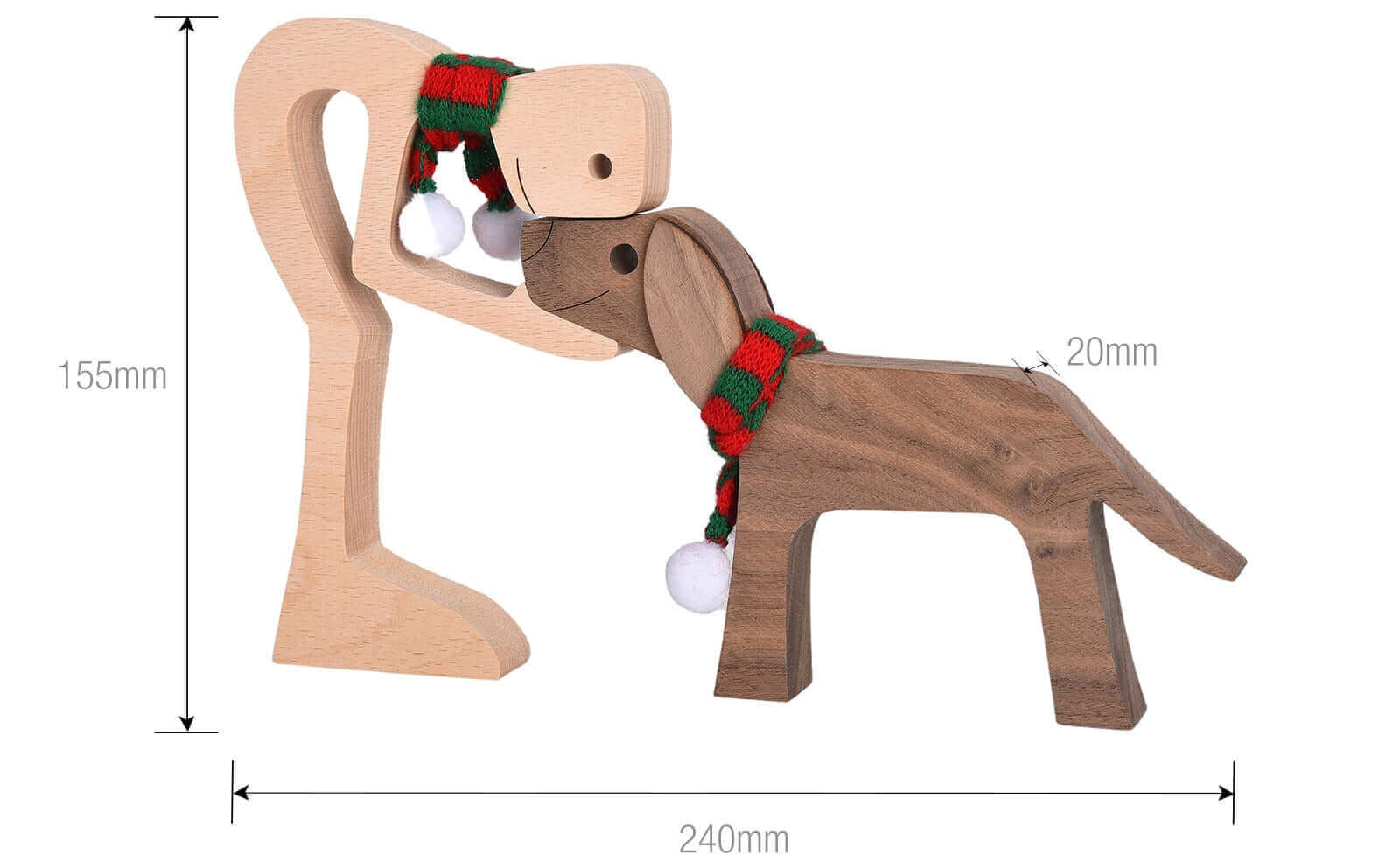 Danish Wooden Animal Ornaments