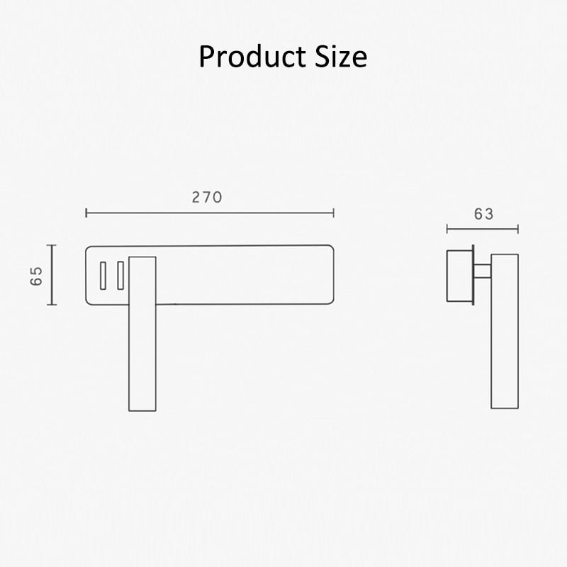 LED wall lights | adjustable arm, warm light