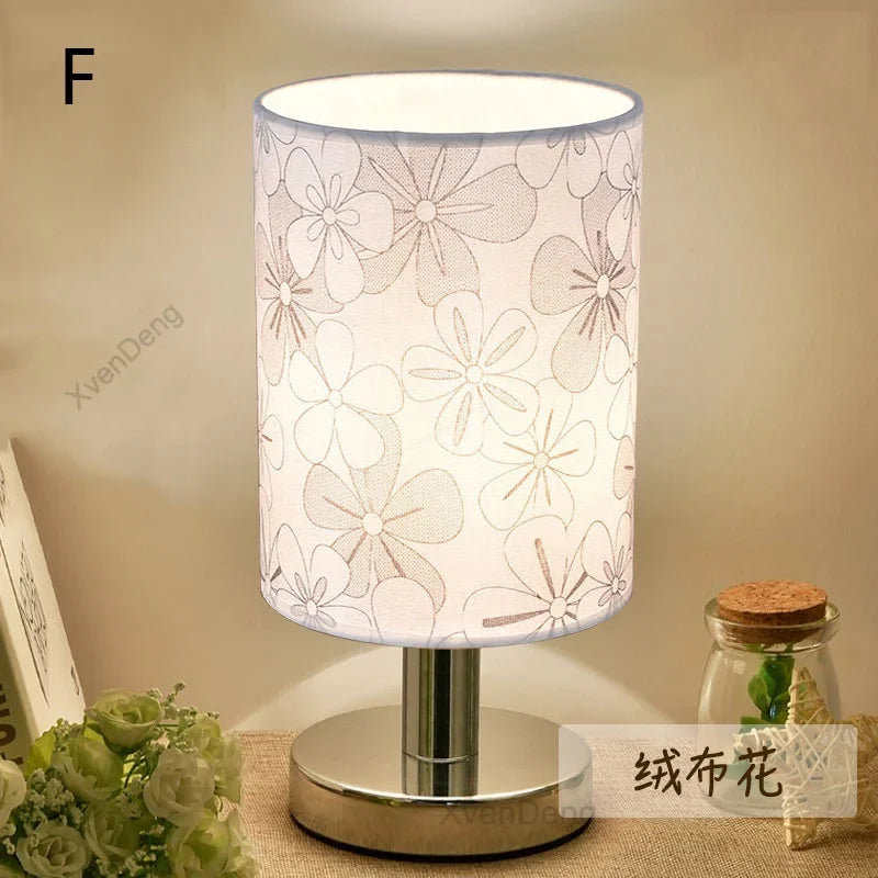 Modern Iron Table Lamp LED Cloth Nordic Desk Light - Perfect for Living Room, Bedroom, Bedside, Study, and Home Decor Lighting Fixtures