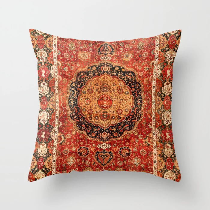 Nordic cushion cover in Moroccan style, Indian boho luxury living room bedroom cushion cover, lumbar pillow, home decoration
