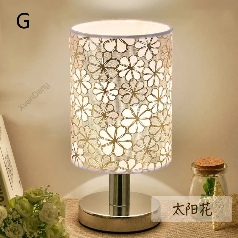 Modern Iron Table Lamp LED Cloth Nordic Desk Light - Perfect for Living Room, Bedroom, Bedside, Study, and Home Decor Lighting Fixtures