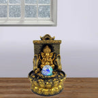 Stunning Ganesha Statue with LED Inner Water Source