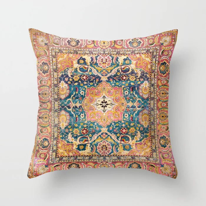 Nordic cushion cover in Moroccan style, Indian boho luxury living room bedroom cushion cover, lumbar pillow, home decoration