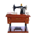 Mini Craft Retro Sewing Machine Decor