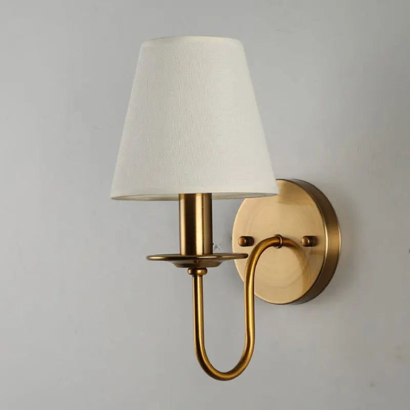 Elegant Fabric Wall Lamp - Vintage European Charm for Every Space
