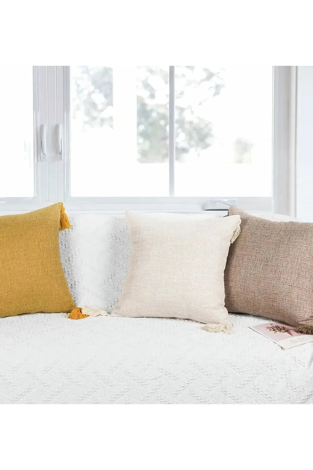 Lino Throw Pillow Cover | Vinantica