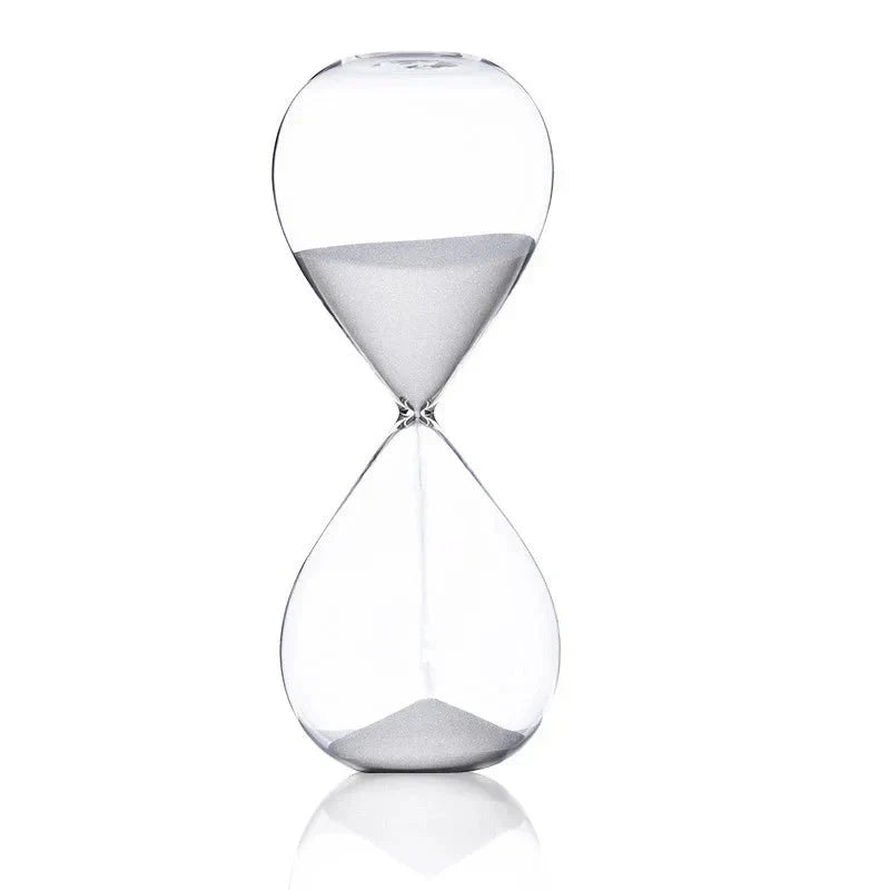 Glass Sand Timer | Stylish Decoration with 5/10/30/60 Minutes Indication