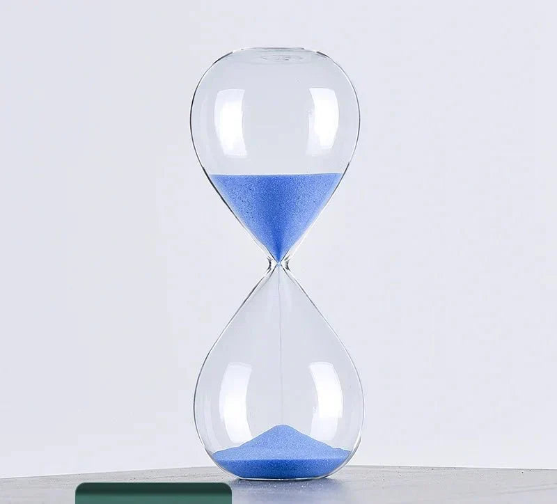 Glass Sand Timer | Stylish Decoration with 5/10/30/60 Minutes Indication