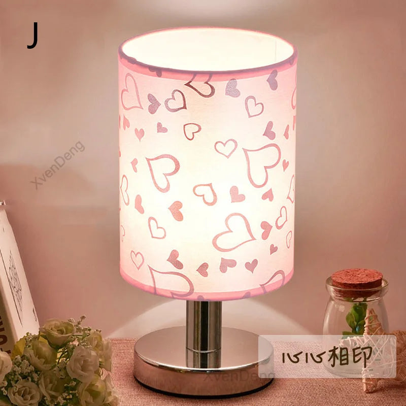 Modern Iron Table Lamp LED Cloth Nordic Desk Light - Perfect for Living Room, Bedroom, Bedside, Study, and Home Decor Lighting Fixtures