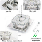 Ceiling Lamp Lights - Decorative LED Lamps For Room Chandelier Crystal Chandeliers - Home Kitchen Bedroom Living Modern Dining Hallway