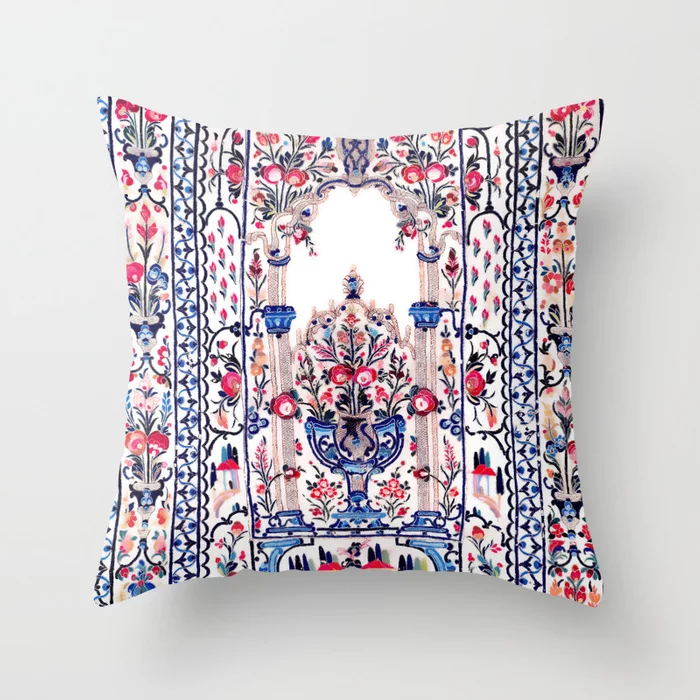 Nordic cushion cover in Moroccan style, Indian boho luxury living room bedroom cushion cover, lumbar pillow, home decoration