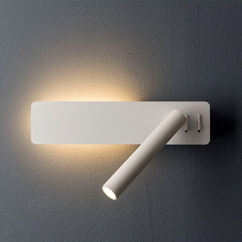 LED wall lights | adjustable arm, warm light