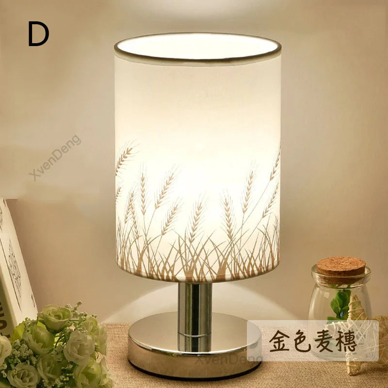Modern Iron Table Lamp LED Cloth Nordic Desk Light - Perfect for Living Room, Bedroom, Bedside, Study, and Home Decor Lighting Fixtures