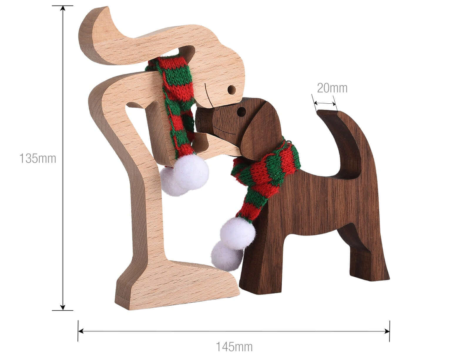 Danish Wooden Animal Ornaments