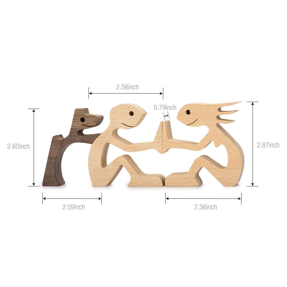 Danish Wooden Animal Ornaments